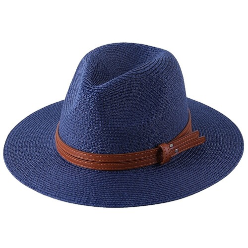 Gigi Pip Isla Fedora Straw Sun Hat Womens One Size Brown  display picture 1