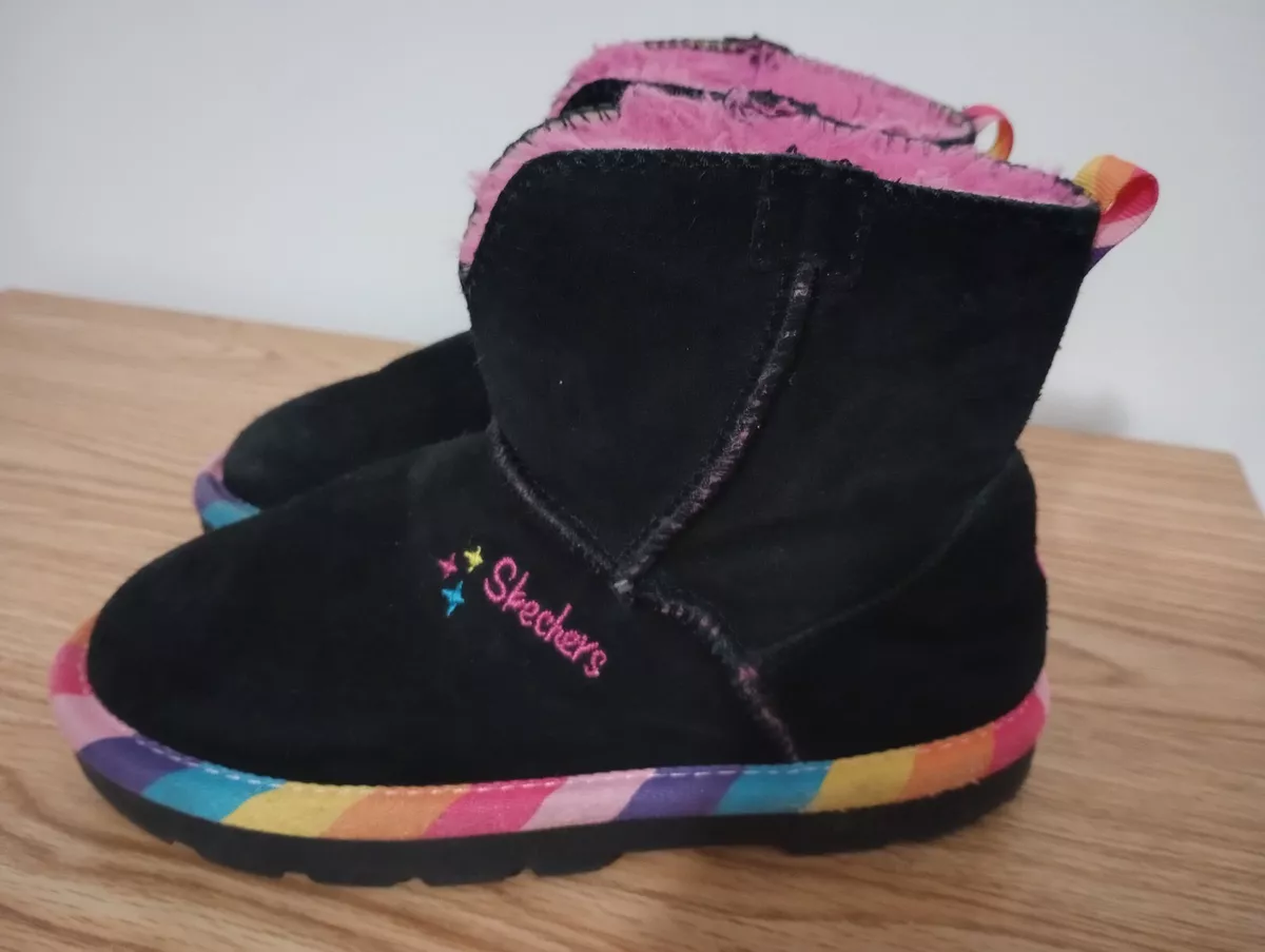 Skechers cheap fuzzy boots