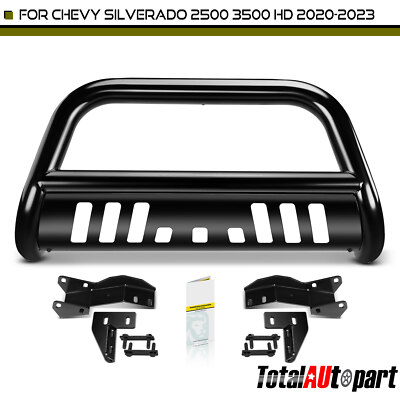 3'' Bull Bar Bumper Push Grille Guard for Chevrolet Silverado 2500 20-23 HD Front