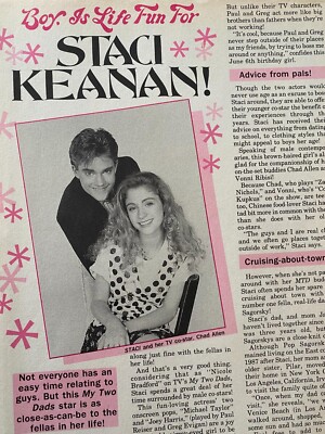Staci Keanan. Full Page Vintage Clipping, c | eBay