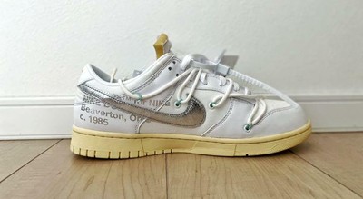 NIKE Dunk Low X Off-White Lot 1 Low-cut 