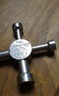 Vintage GE Electronic Tubes 4 Way Wrench Tool w Advertising Logo - Rare tool — photo 10