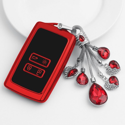 Chain For Renault Fluence Duster Megane Lanyard TPU Key Case Cover - Picture 26 of 28