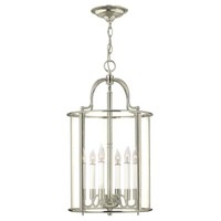 Pendelleuchte Deckenlampe HäNgeleuchte Stahl Nickel D 35,4 Cm Esszimmerleuchte