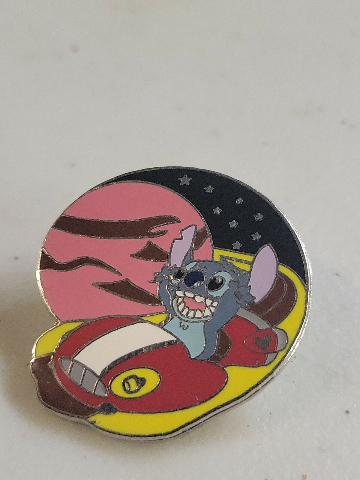 Disney Pin Trading Stitch Hidden Mickey lanyard pin