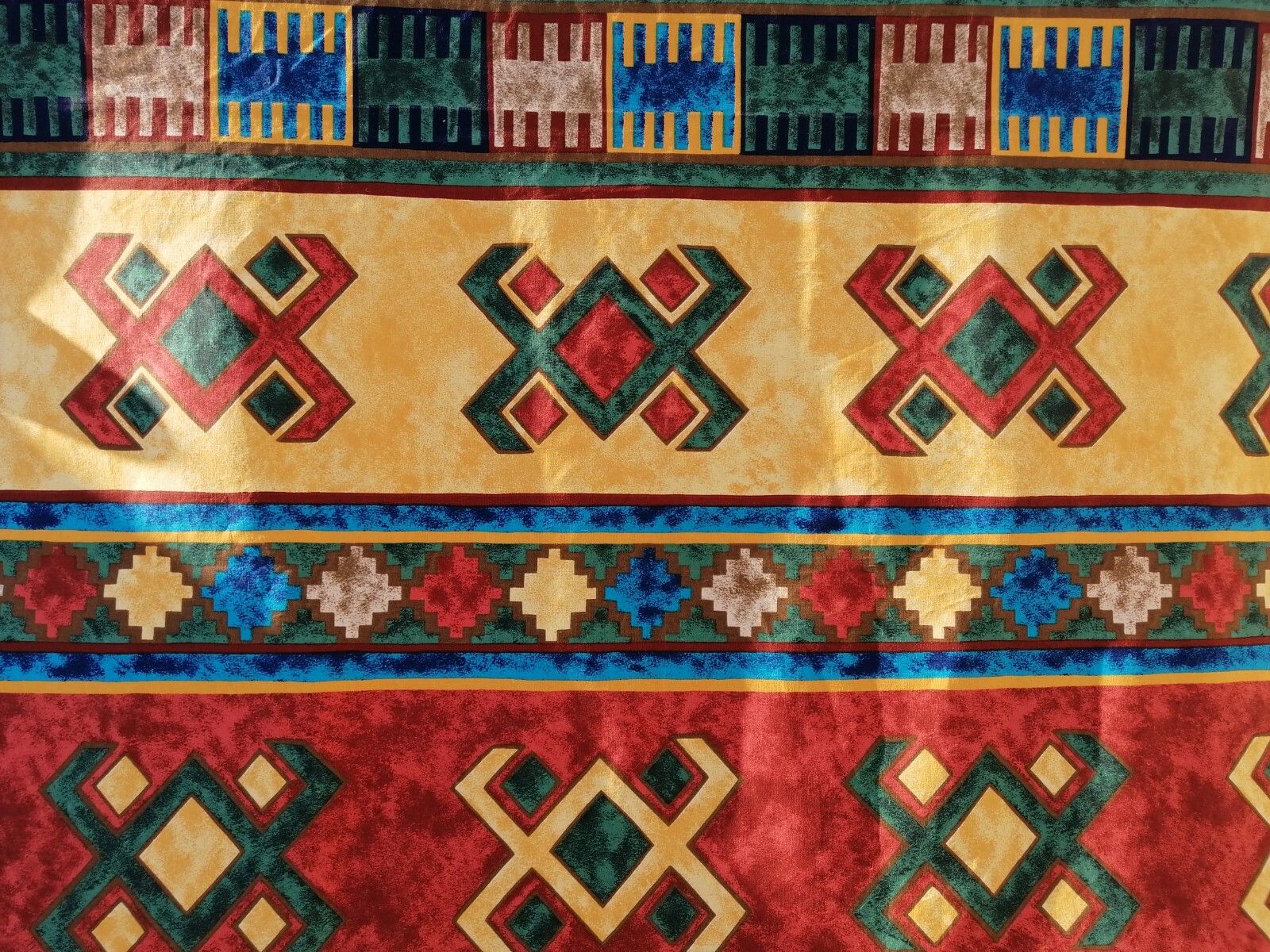 Tissu ameublement tribal épais anti-usure pour rénover un fauteuil ancien