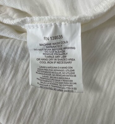 Grayers Copper Slub Henley 100% Cotton Antique White Casual Preppy
