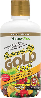 Nature's Plus Source of Life Gold Liquid Multivitamin - 30 Oz - Immune Support