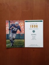 Lou Creekmur Lions unsigned Goal Line Art Card in toploader