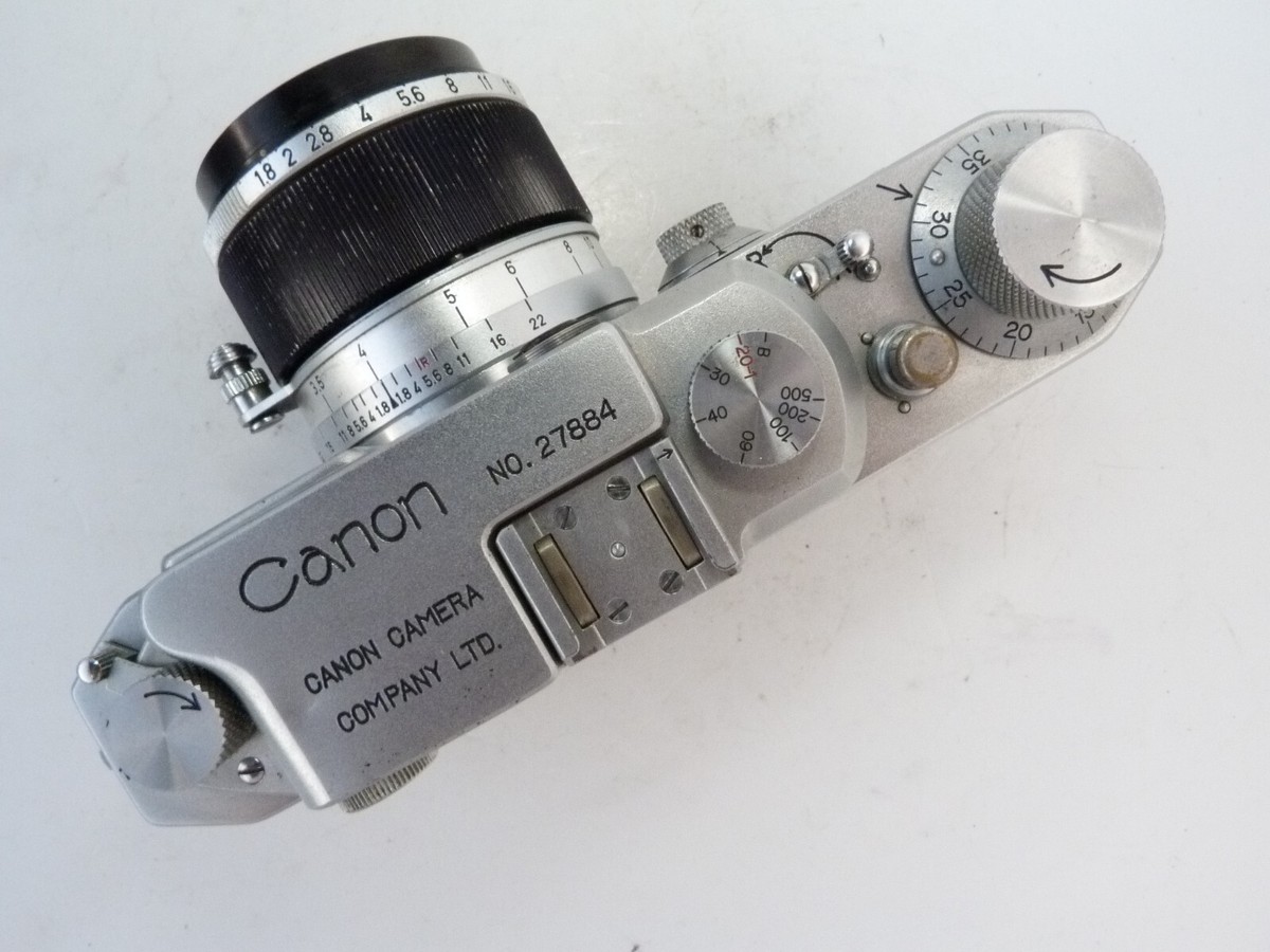 VINTAGE Canon IIB 35mm Rangfinder Camera, CANON Lens 50mm f/1.8
