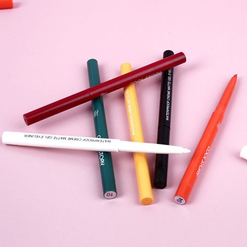Colorful Matte Eyeliner Pencil Liquid High Pigment Long-Wearing EyeLiner Pen Gel - Picture 13 of 37