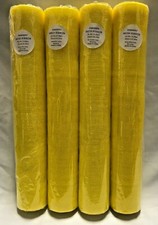 10 Yards Long x 20.5  Wide Mesh Ribbon YELLOW COLOR 4 Rolls Free Shipping