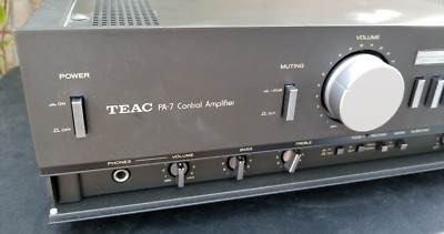 TEAC PA-7 Stereo Control Preamplifier Preamp Phono MM MC Rare | eBay