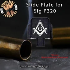 Masonic  - Back Slide Plate for Sig Sauer P320