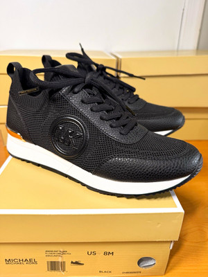 MICHAEL Michael Kors Jenkins Knit Trainer Women s Low Top Lace-Up Sneaker