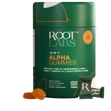 Root Labs Alpha Gummies: Shilajit for Daily Energy  Stress Adaptogen