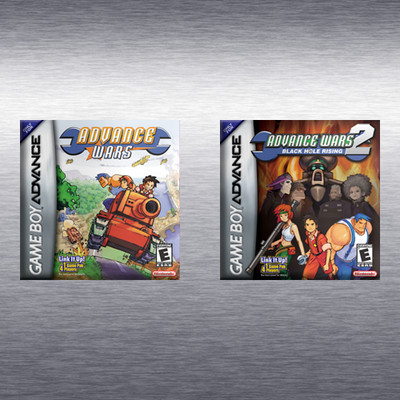 Advanced Wars 1, 2 Video Game Box Art *GBA* High Quality Magnet / Set