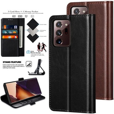 For Samsung Galaxy Note 20 10 9 8 S10 S22 S21 S20 S10+ Case Leather Wallet Cover