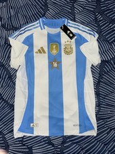 2024 Adidas ARGENTINA MATCH PREPARED COPA AMERICA WINNERS Jersey Shirt 