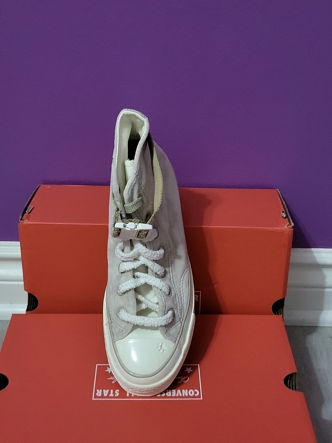 New Converse Chuck Taylor 70 Hi Stone Sz 8 Sneakers Women Shoes "Cat" Boots 💝 thumbnail 19