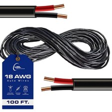 UBL 18/2 Automotive Electrical Wire – 18 AWG 2 Conductor Wire - 100 Feet