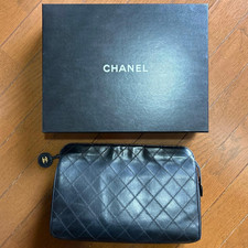 Borsa Chanel originale Matelasse vintage nera trapuntata donna L30 x H20 x...