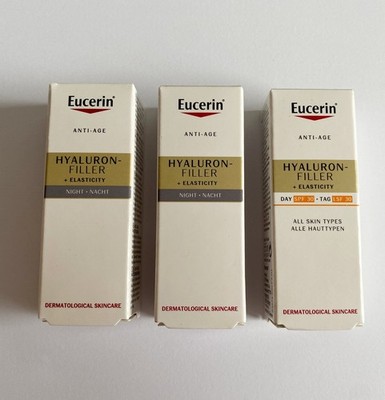 Eucerin Hyaluron-Filler + 3x Effect Tagescreme , Nacht Creme Probe Pflege