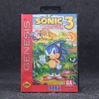 Sonic the Hedgehog 3 (Genesis) Missing Manual - Authentic Acceptable Cond
