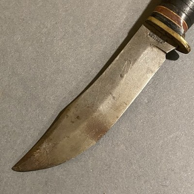 キーノKino/ブラッドタイプBlood Type/帯付き、日本盤1989年 Western Boulder COLO L68 Fixed Blade Hunting Fishing Knife Made In