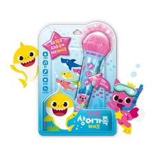 Pinkfong Baby Shark Karaoke Mic Toy with 4 Sound Effects & Picture Book