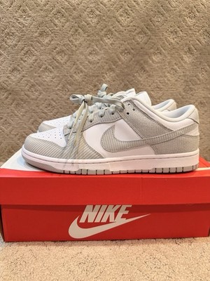 Nike Dunk Low Light Silver Corduroy W Size 11.5 Men s 10