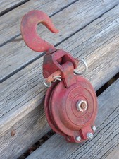 Heavy Duty 6" 2-ton Sheave Snatch Block Cable 8" Pulley Swivel Hook Wire Rope