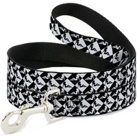 Dog Leash Mud Flap Girl Diamonds Black/White (Us Import)
