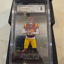 2023 Leaf Trinity Mega Box Steel - Lazer - Caleb Williams #S-19