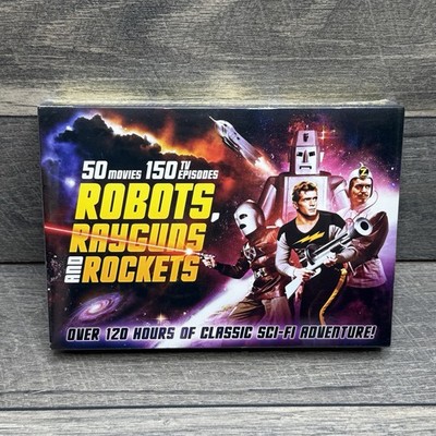 Robots, Rayguns, and Rockets (DVD) 50 Movies 150 TV Episodes 120 Hrs SCI-FI