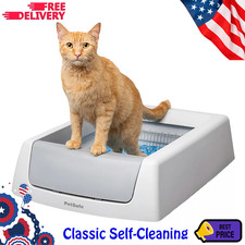 ScoopFree Crystal Classic Self Cleaning Cat Litter Box Large Automatic Odor