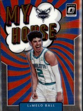 2021-22 Donruss Optic #8 LaMelo Ball My House Red Wave