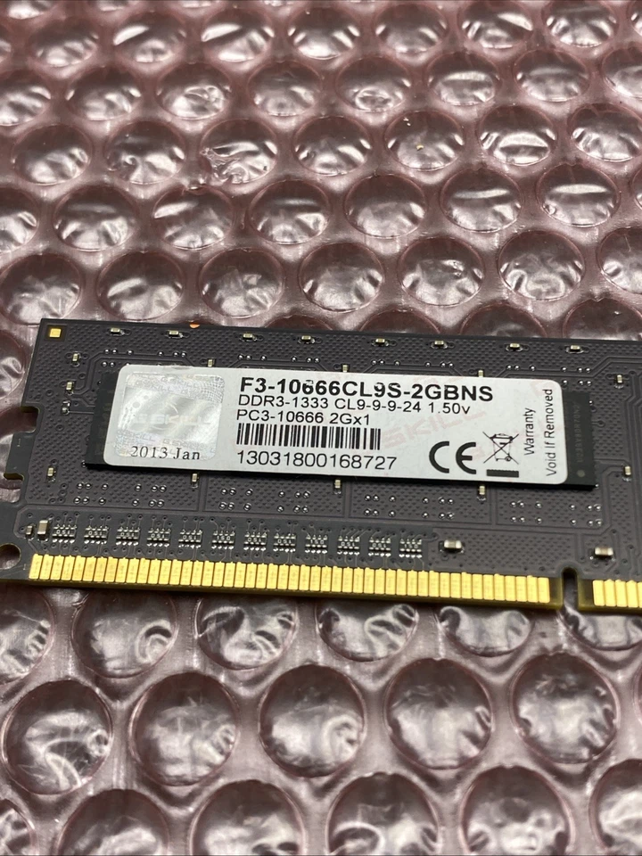 G.SKILL 4GB KIT  (2x2GB) 240-Pin DDR3 SDRAM DDR3 1333 (PC3 10666) Memory - Image 4 of 4