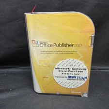 NEW SEALED Microsoft Publisher 2007 Full Version RETAIL