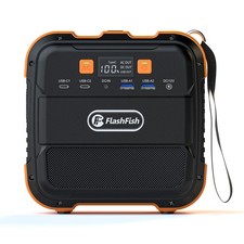 Flashfish A101 Solar Generator Portable 120W 98WH Li-ion Battery for Camping US