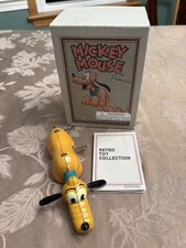   Disney PLUTO Retro Tin Wind-Up Toy Schylling Young Epoch Mickey/Friends 5.5"