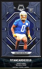 Daiyan Henley 2023 Panini Mosaic Rookie RC Los Angeles Chargers #304