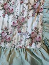 Posh Peanut Trixie Duvet Cover Euro Sham Sage Floral Boho Ruffled Twin Bedding