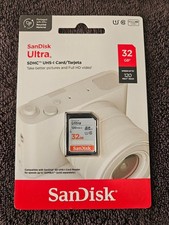 SANDISK 32GB Ultra SD Memory Card, Up to 120MB/s Read Speeds, UHS-I