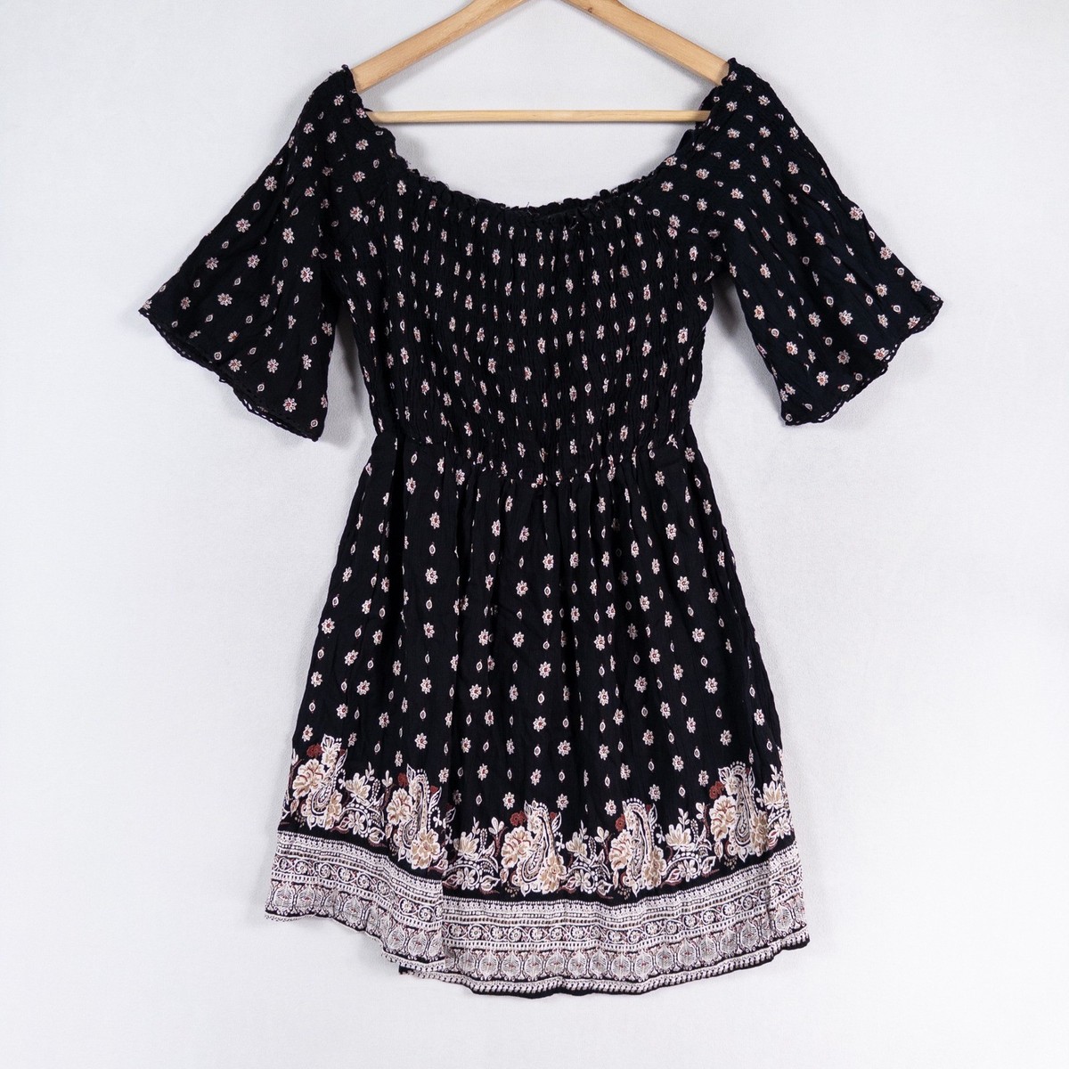 black flowy dress mini Sadee Mini Dress | Black | Womens main image 1