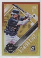 2018 Panini Donruss Optic Diamond Kings Red & Yellow Prizm Josh Bell #28 1n0