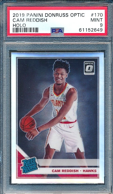 2019 Panini Donruss Optic #170 Cam Reddish Holo PSA 9