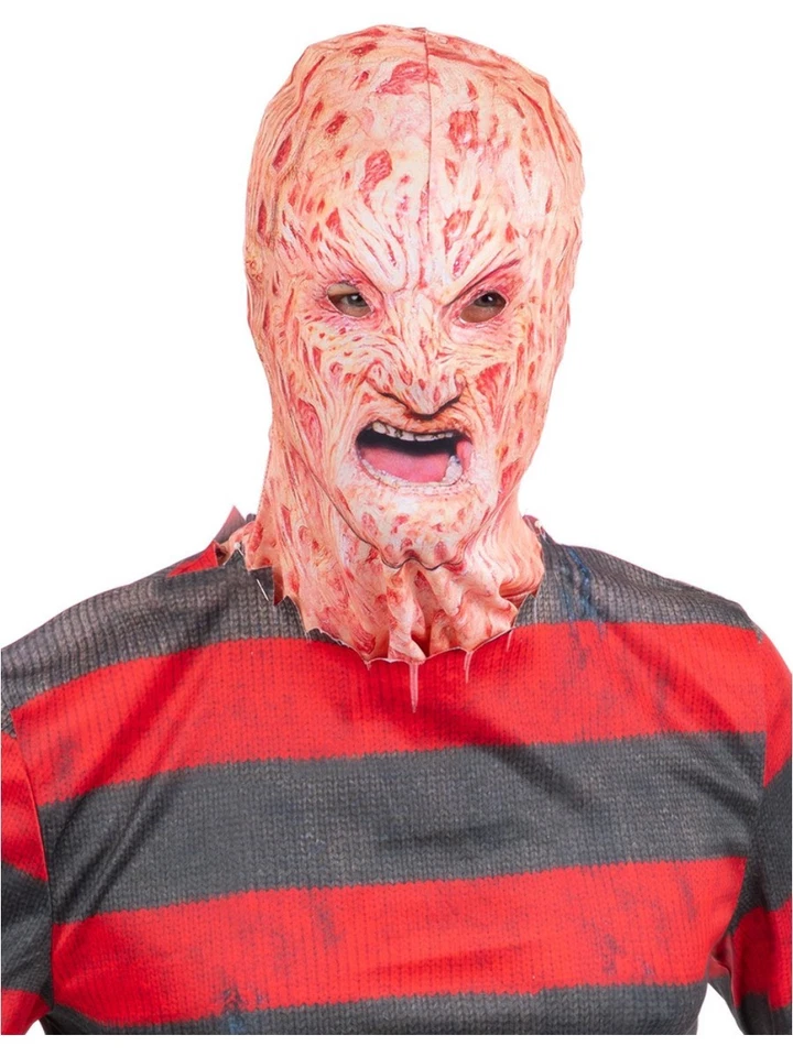 Halloween Licensed Freddy Krueger Elm Street Fancy Dress Fabric Mask by Smiffys - Image 4 of 4