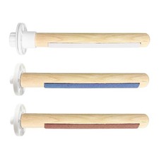 Bird Perch Grinding Claw Comfort Grip Chew Toy for Conures Macaws Parakeets