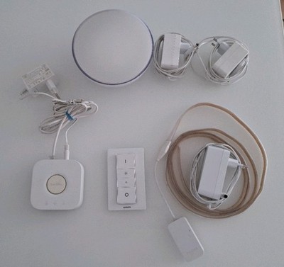 Philips Hue Paket  Bridge Dimmer Lightstrip Hue go